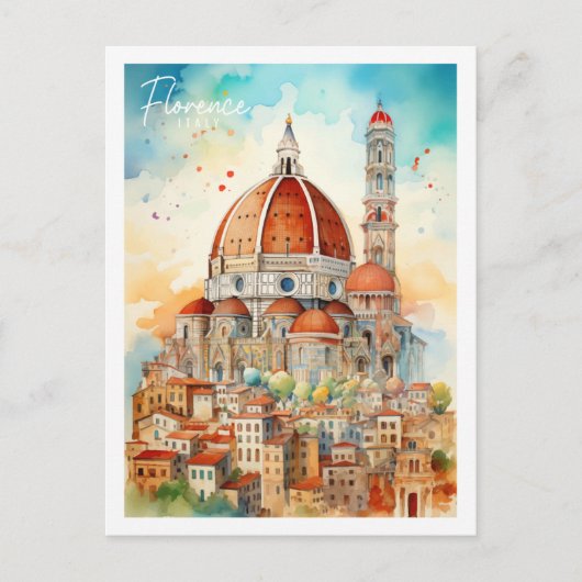 Florence Italië Beroemde Reisplaats Briefkaart (Voorkant)