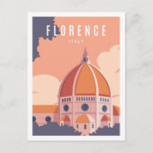 Florence Italië Beroemde Reisplaats Illustratie Briefkaart (Voorkant)
