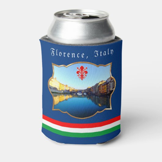 Florence, Italië Blikjeskoeler (Blikje Achterkant)