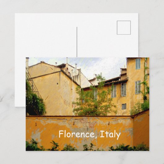 Florence Italië Briefkaart (Voorkant / Achterkant)