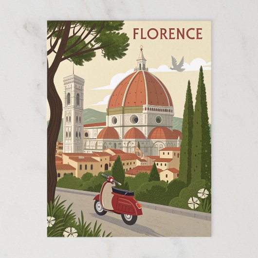 Florence, Italië Briefkaart