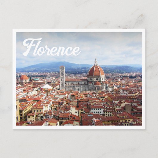 Florence Italië Briefkaart (Voorkant)
