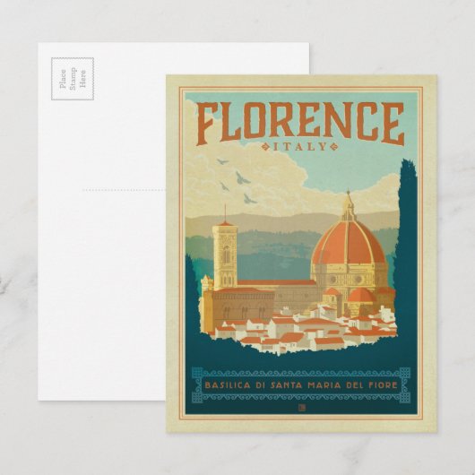 Florence, Italië Briefkaart (Voorkant / Achterkant)