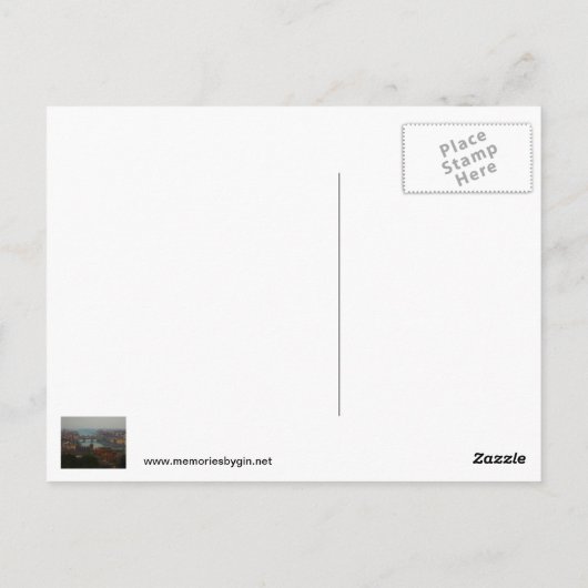 Florence, Italië Briefkaart (Achterkant)