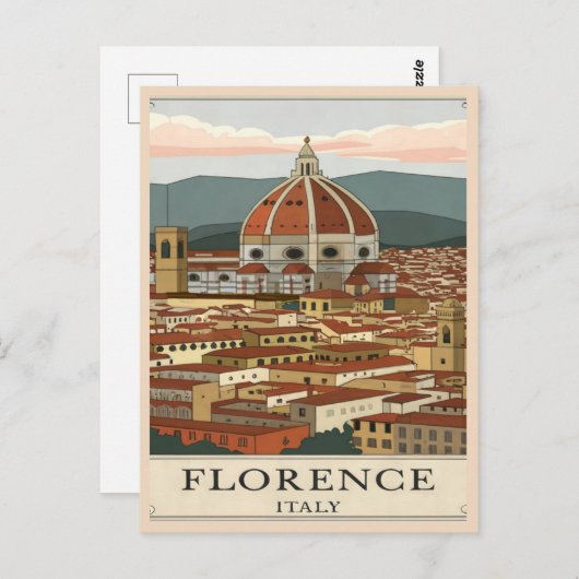 Florence, Italië Briefkaart (Voorkant / Achterkant)