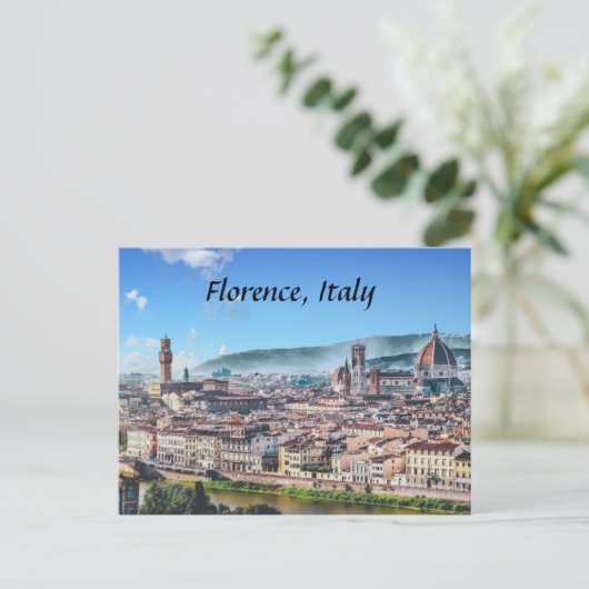 florence, Italië briefkaart (Staand voorkant)