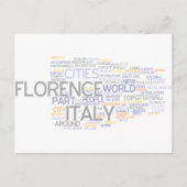 Florence Italië Briefkaart (Voorkant)