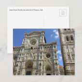Florence Italië Cathedraal Briefkaart (Voorkant / Achterkant)