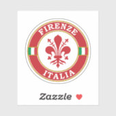 Florence Italië Circle Embleem Sticker (Vel)