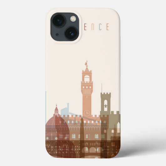 Florence, Italië | City Skyline Case-Mate iPhone Case (Achterkant)