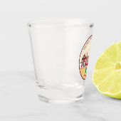 Florence Italië City Skyline Embleem Shot Glas (Links)