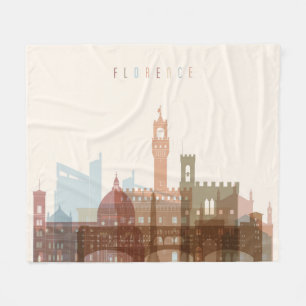 Florence, Italië City Skyline Fleece Deken