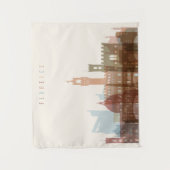 Florence, Italië | City Skyline Wandkleed (Voorkant)