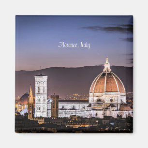 Florence, Italië cityscape foto Magneet