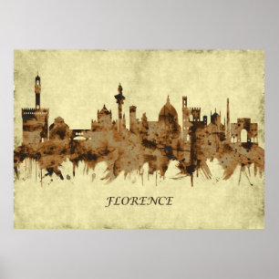 Florence Italië Cityscape Poster