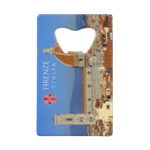 Florence, Italië Creditkaart Flessenopener (Achterkant)