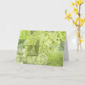 Florence, Italië, de Collage van het Afbeelding, Kaart (Gele Bloem)