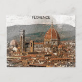 Florence Italië Duomo Cathedral Travel Briefkaart (Voorkant)