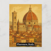  Florence Italië Duomo Reizen Briefkaart (Voorkant)