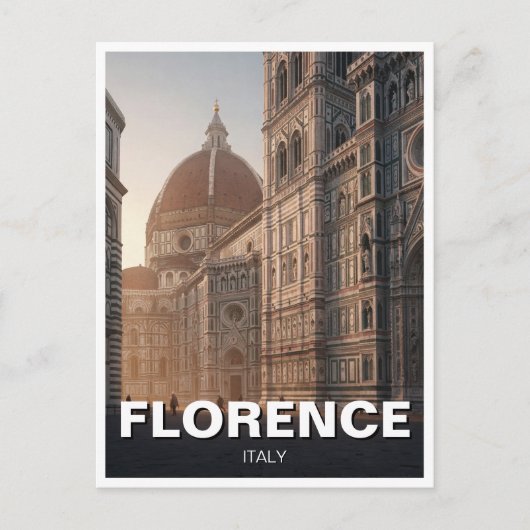Florence Italië Duomo Reizen Briefkaart (Voorkant)