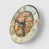 Florence, Italië (Duomo) Ronde Klok (Hoek)