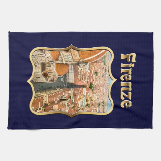 Florence, Italië (Duomo) Theedoek (Horizontaal)