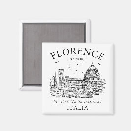Florence Italië – Firenze Italiaans souvenir Magneet