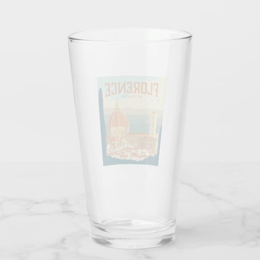 Florence, Italië Glas (Achterkant)