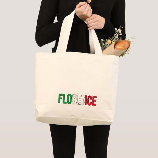 Florence Italië Grote Tote Bag (Voorkant (product))