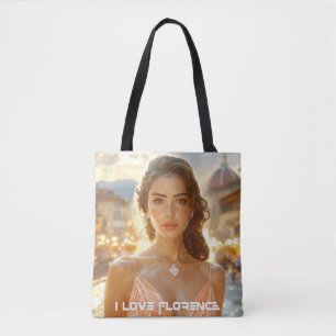 FLORENCE - ITALIË - IK HOU VAN FLORENCE TOTE BAG