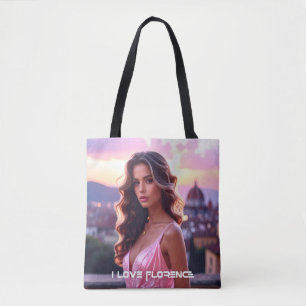FLORENCE - ITALIË - IK HOU VAN FLORENCE TOTE BAG