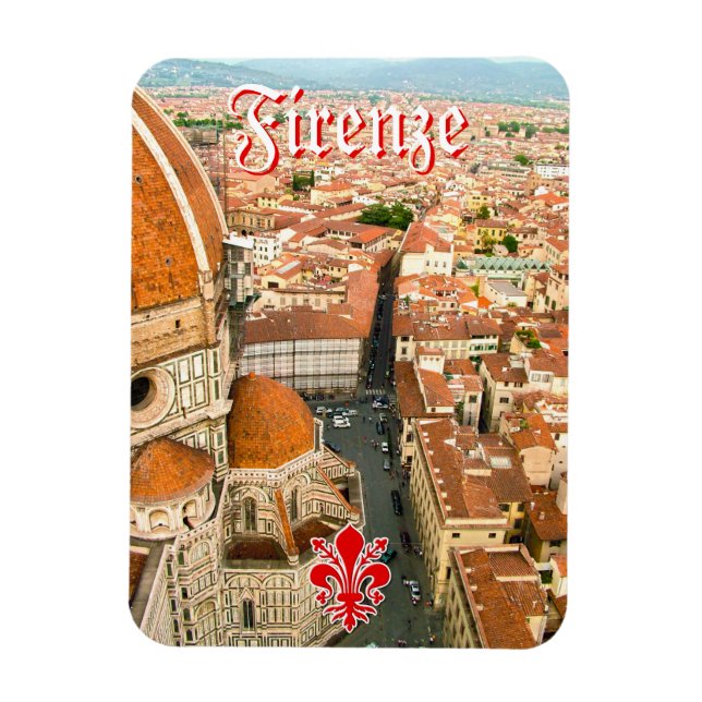 Florence, Italië - Il Duomo di Firenze Magneet (Verticaal)