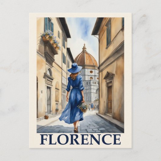  Florence Italië Italiaans reizen Briefkaart (Voorkant)