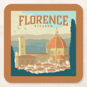 Florence, Italië Kartonnen Onderzetters (Voorkant)