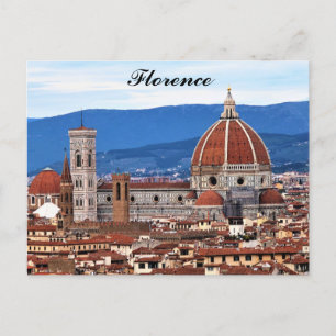 Florence Italië kathedraal Italiaanse reizen Briefkaart
