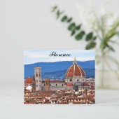 Florence Italië kathedraal Italiaanse reizen Briefkaart (Staand voorkant)