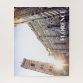 Florence Italië Kathedraal Zonsondergang Legpuzzel (Verticaal)