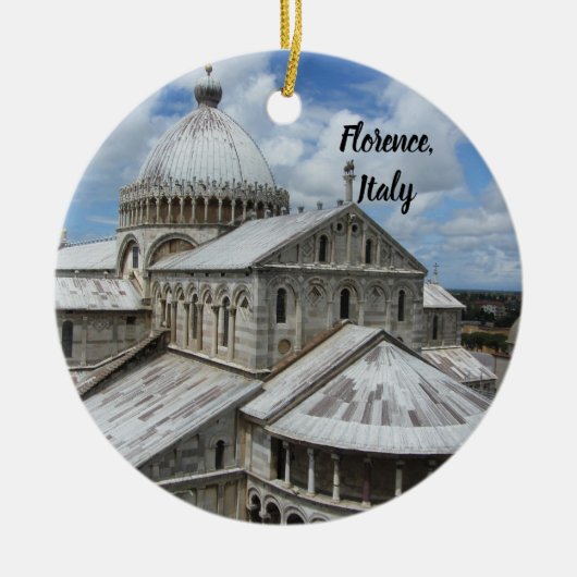 Florence Italië Keramische Versiering Keramisch Ornament (Voorkant)