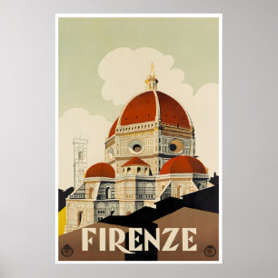 Florence Italië Kunst Firenze Reisposter Italiaans Poster