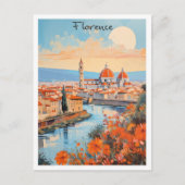 Florence Italië Kunst Reizen Briefkaart (Voorkant)
