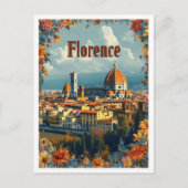 Florence Italië  Kunst Reizen Illustratie Briefkaart (Voorkant)