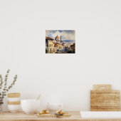 Florence Italië Landschap Kunstprint Poster (Keuken)
