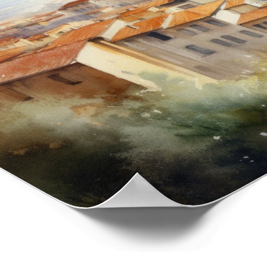 Florence Italië Landschapskunst Print Poster (Hoek)