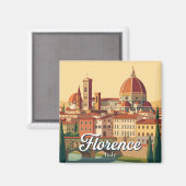Florence, Italië Magneet (Voorkant / Achterkant)