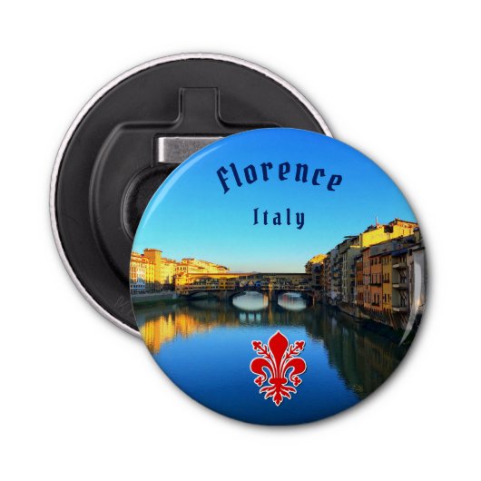 Florence, Italië - Ponte Vecchio Bottle Opener (Voorkant)