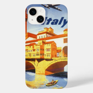Florence Italië Ponte Vecchio Brug Reisreclame Oud Case-Mate iPhone 14 Hoesje