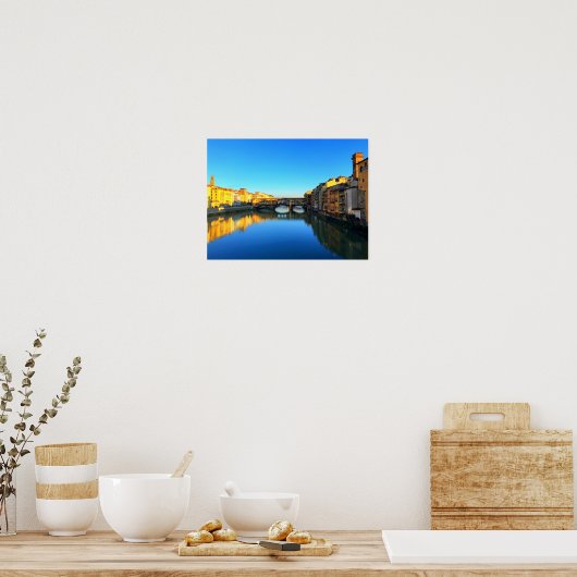 Florence, Italië - Ponte Vecchio Poster (Keuken)