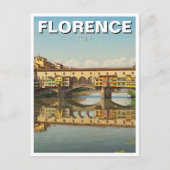 Florence Italië Ponte Vecchio Reizen Briefkaart (Voorkant)