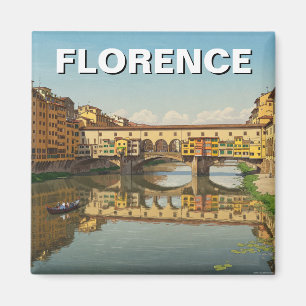 Florence Italië Ponte Vecchio Reizen Magneet