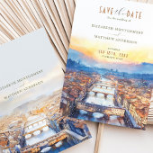 Florence Italië Ponte Vecchio Save-the-Date Kaart